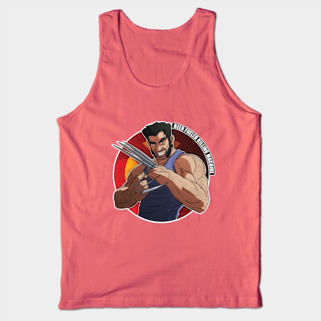 Beer fueled killing machine Tank Top by leomon32